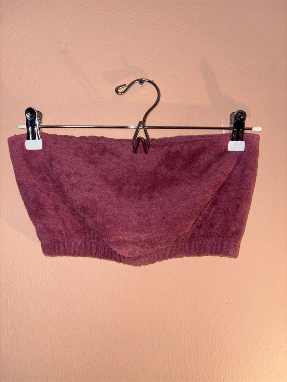 Silence +Noise Ladies Terry Cloth  100% Cotton Tube Top Size Small